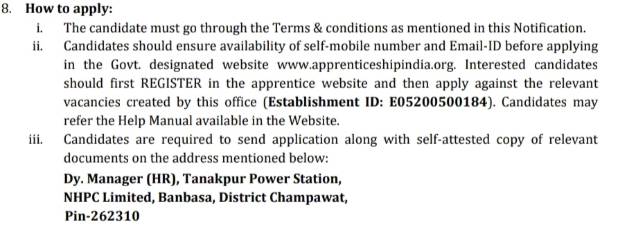 Power Station Job application process