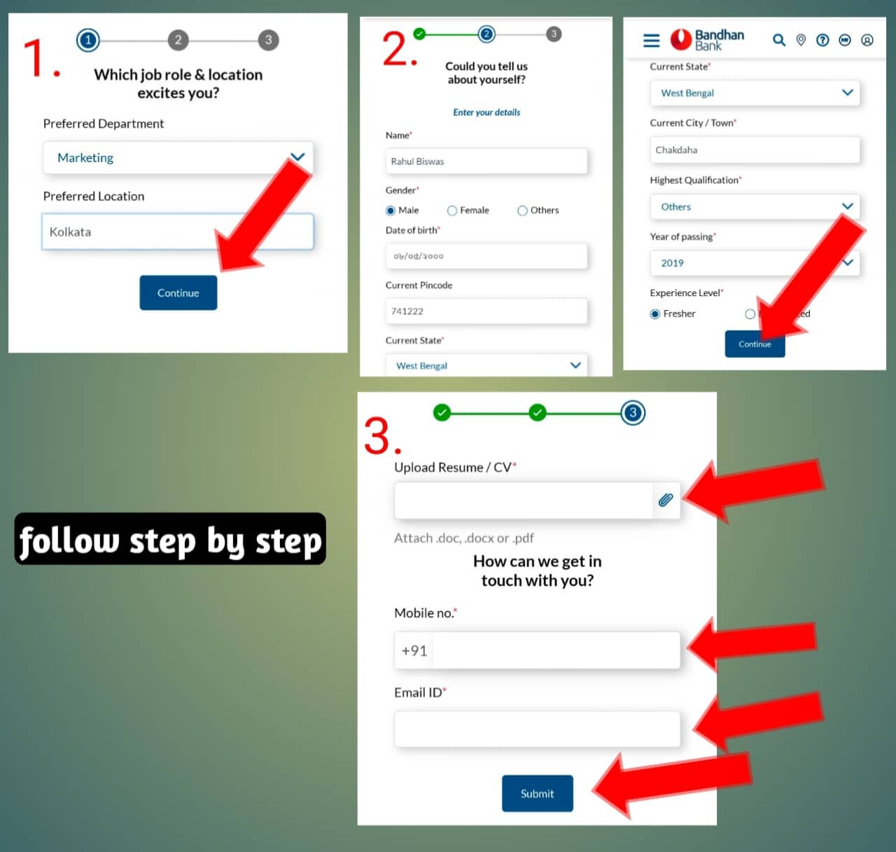 Bandhan Bank application process