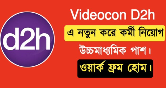 Videocon d2h Work from home Job